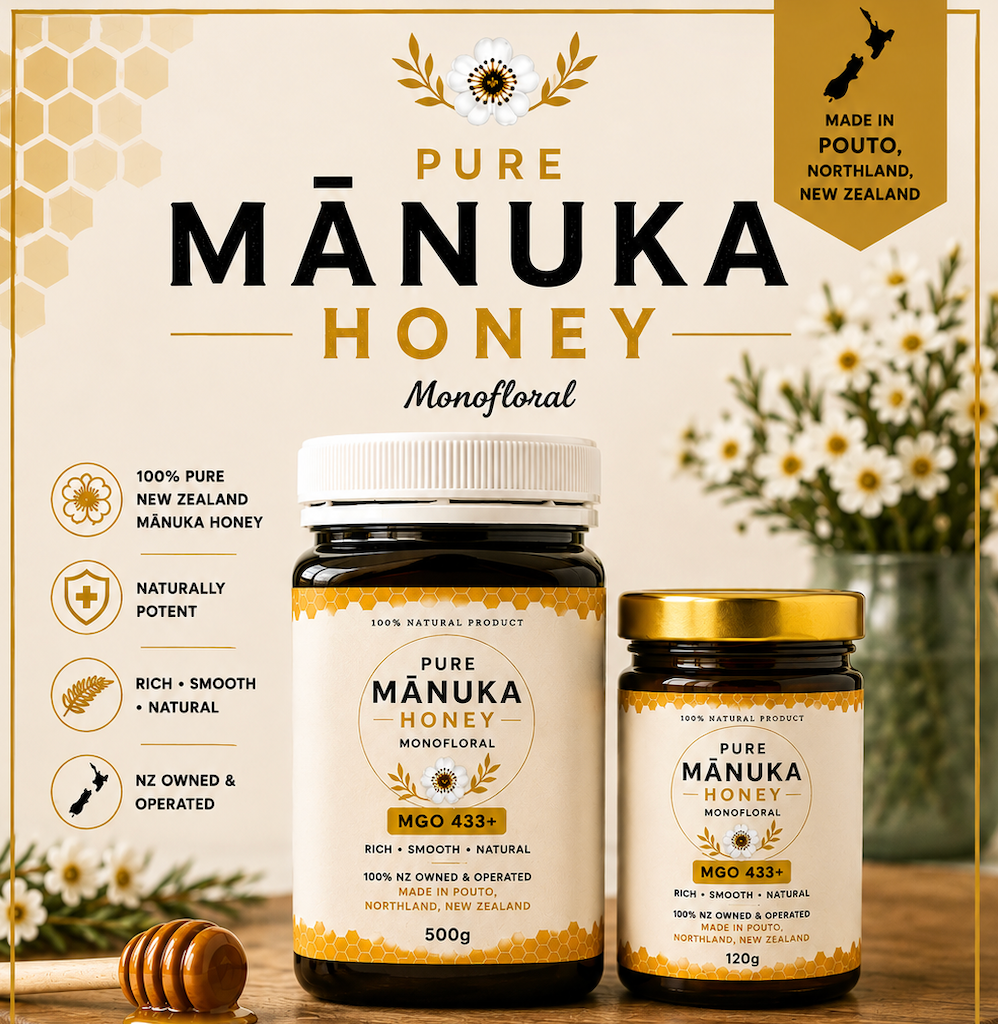 Pure Raw Manuka Honey – 120g & 500g