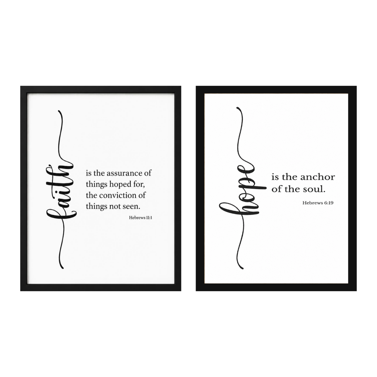 Faith, Hope or Love – Framed Prints & Bundles