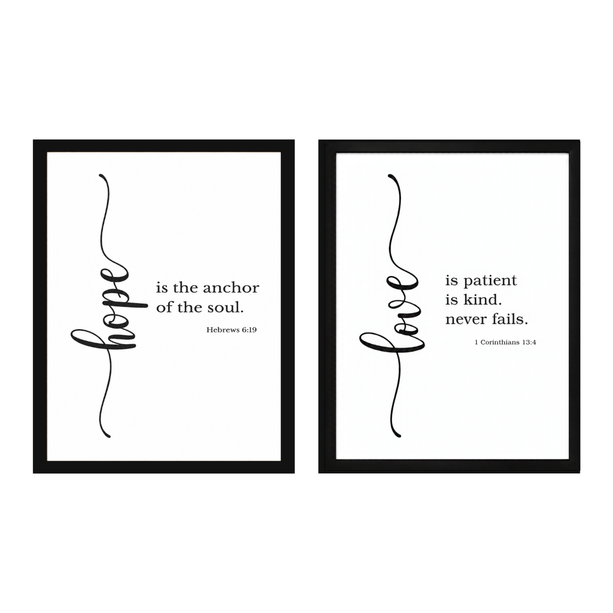 Faith, Hope or Love – Framed Prints & Bundles