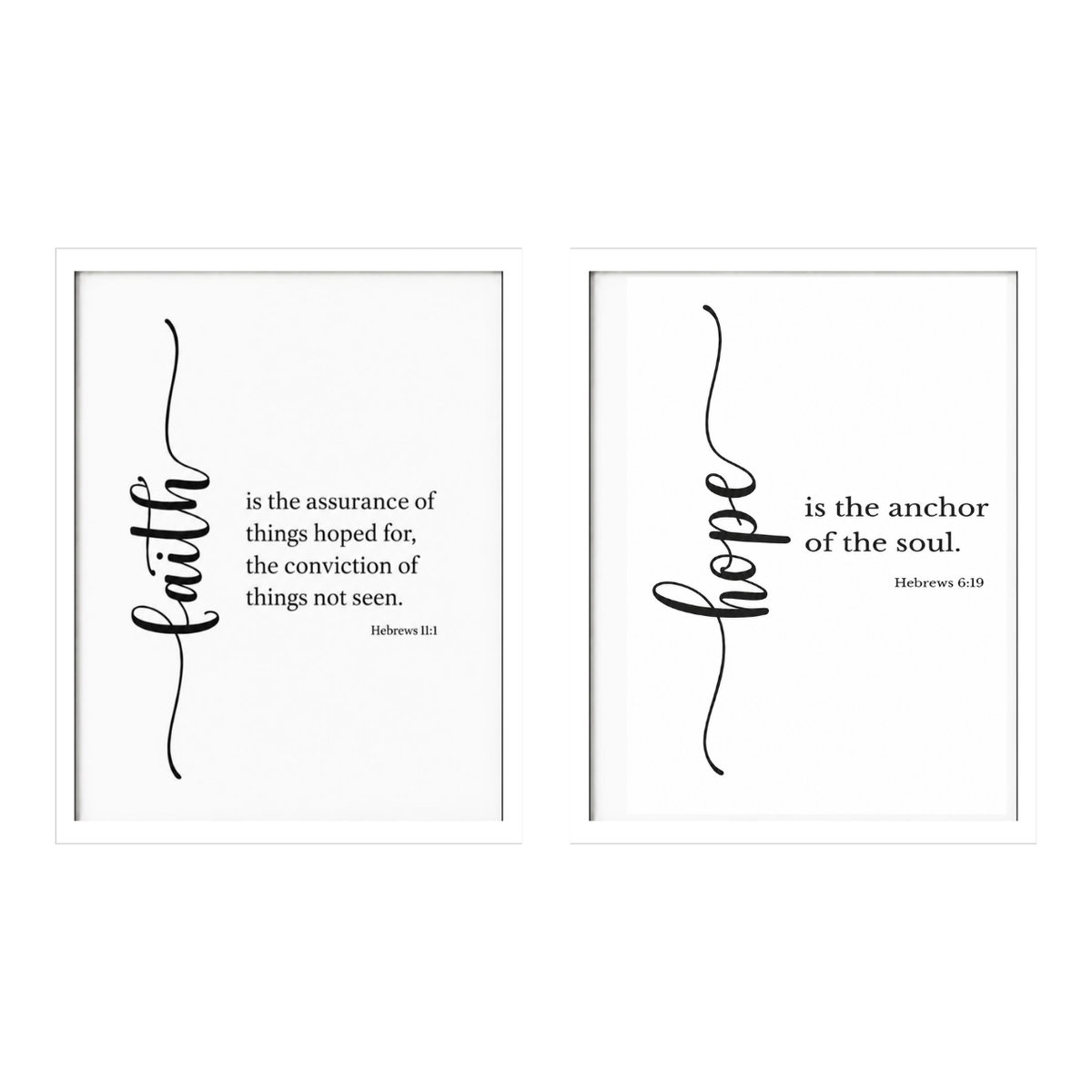 Faith, Hope or Love – Framed Prints & Bundles