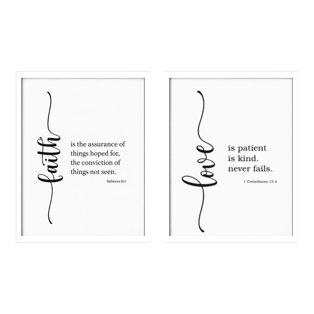 Faith, Hope or Love – Framed Prints & Bundles