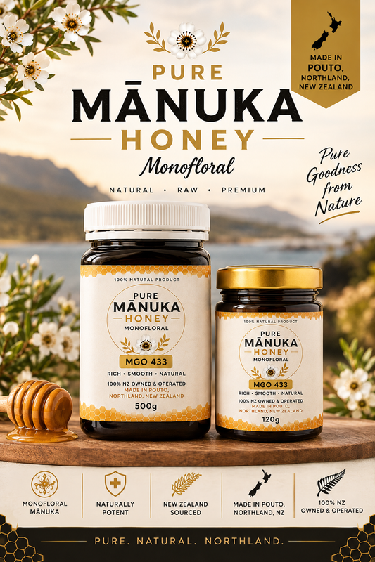 Pure Raw Manuka Honey – 120g & 500g