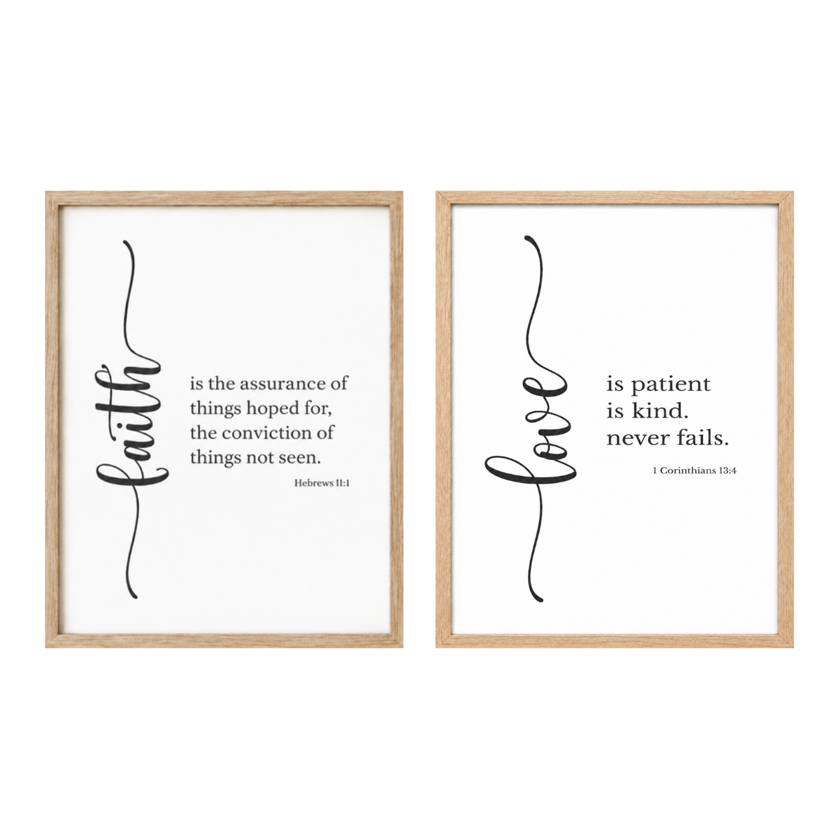 Faith, Hope or Love – Framed Prints & Bundles