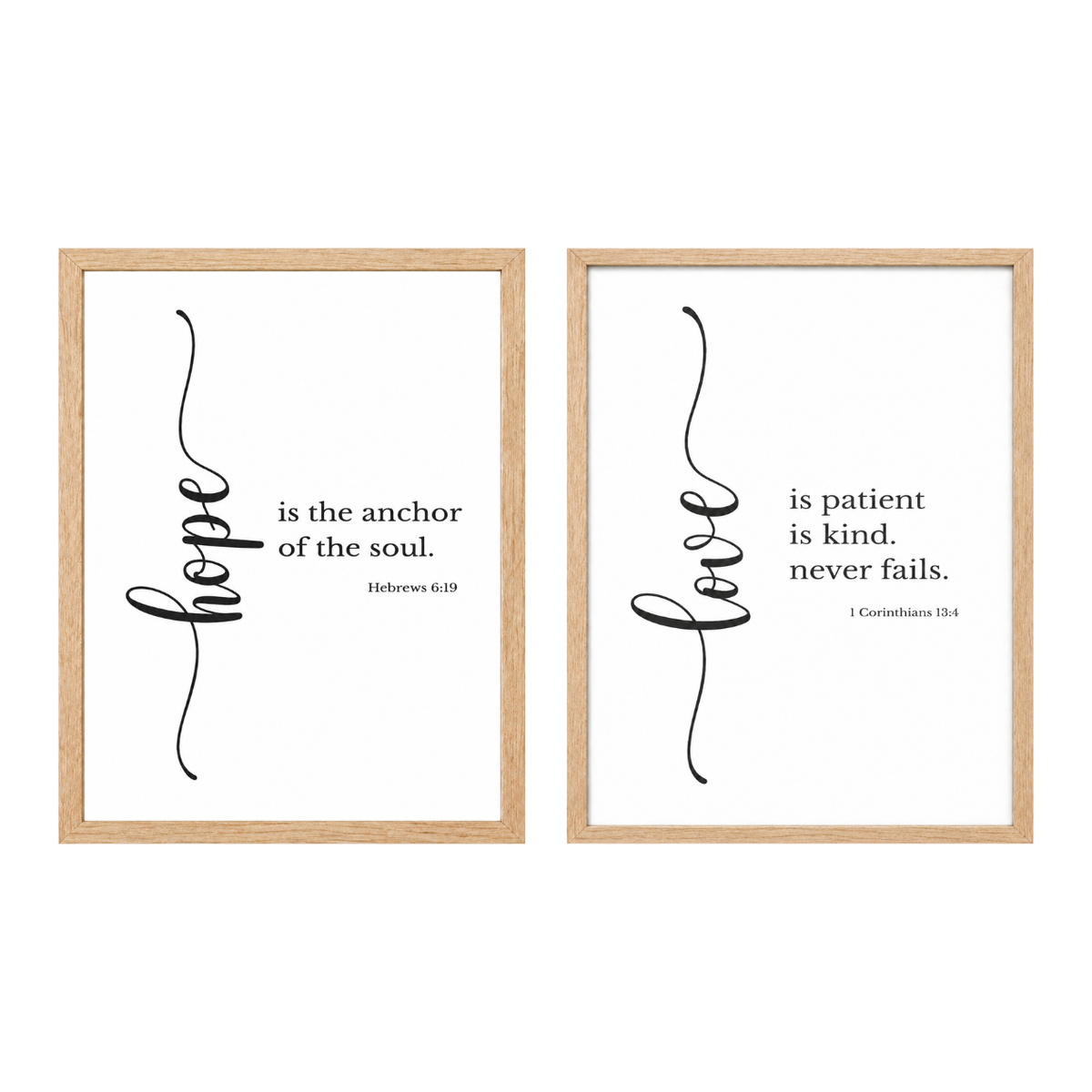 Faith, Hope or Love – Framed Prints & Bundles
