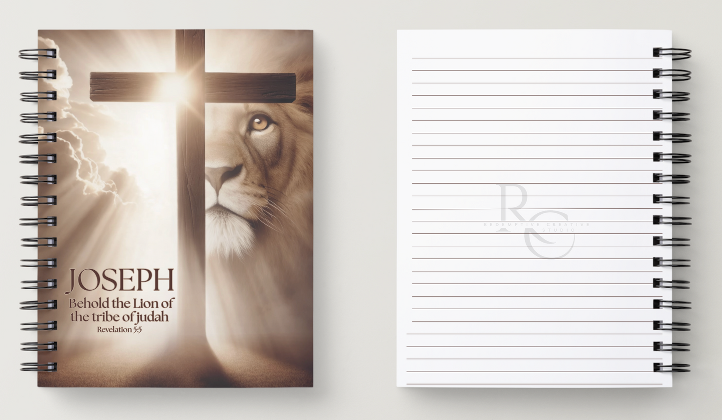 The Lion of Judah | A5 Personalised Notebook