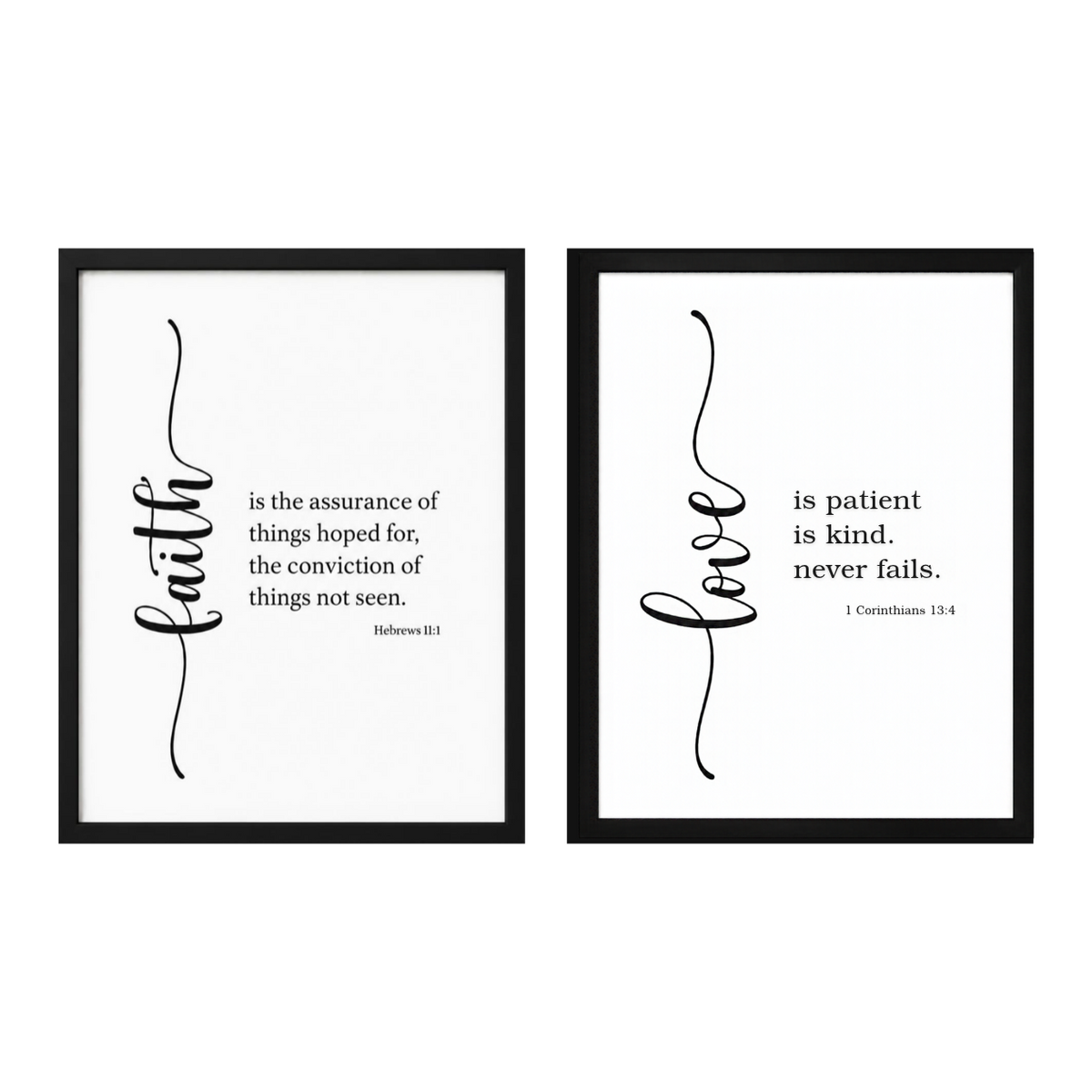 Faith, Hope or Love – Framed Prints & Bundles