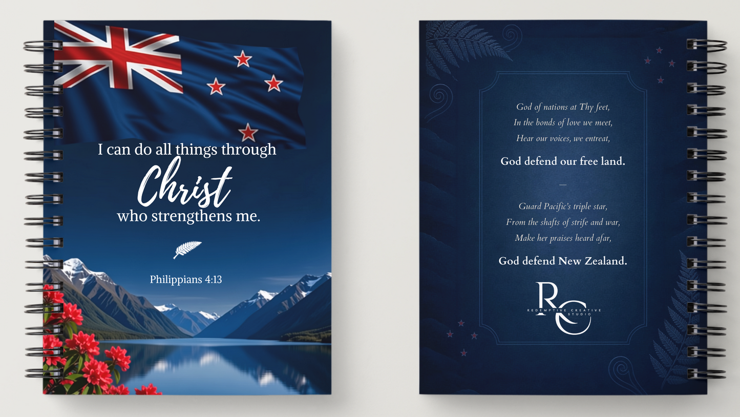 Faith & Aotearoa Collection - A5 Kingdom Notes Journals