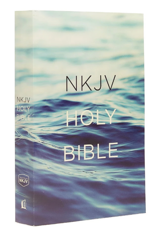 NKJV Value Outreach Bible – Blue Water Paperback