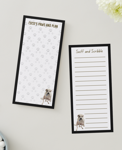 Personalised Dog Notepad