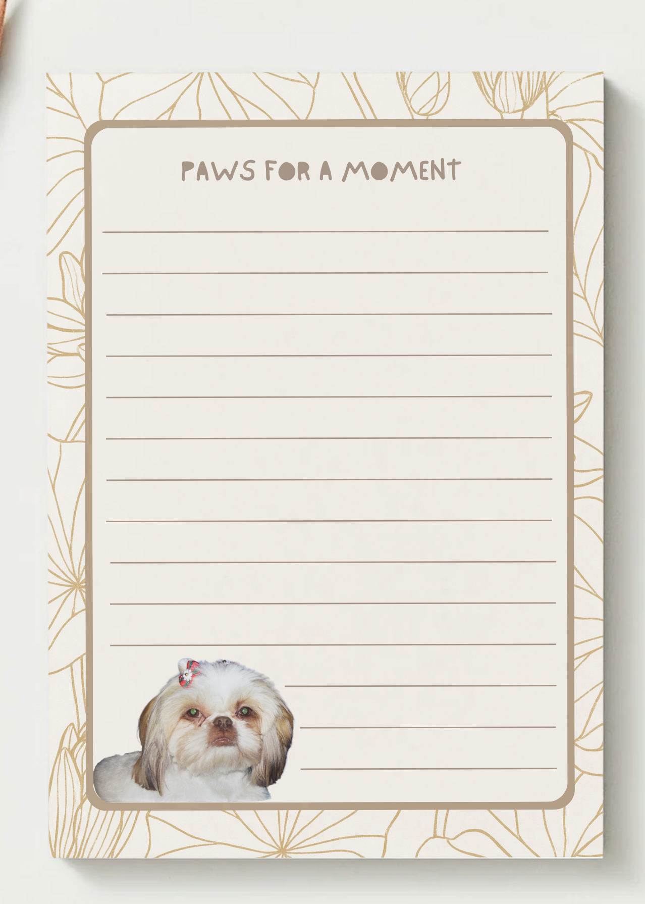 Personalised Dog Notepad