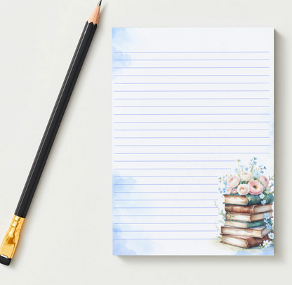 Books & Blossoms Letter Writing Pad