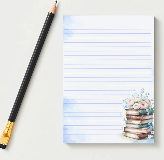 Books & Blossoms Letter Writing Pad