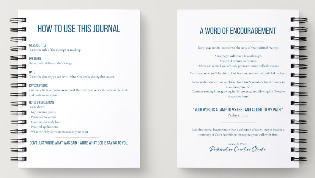 Faith & Aotearoa Collection - A5 Kingdom Notes Journals